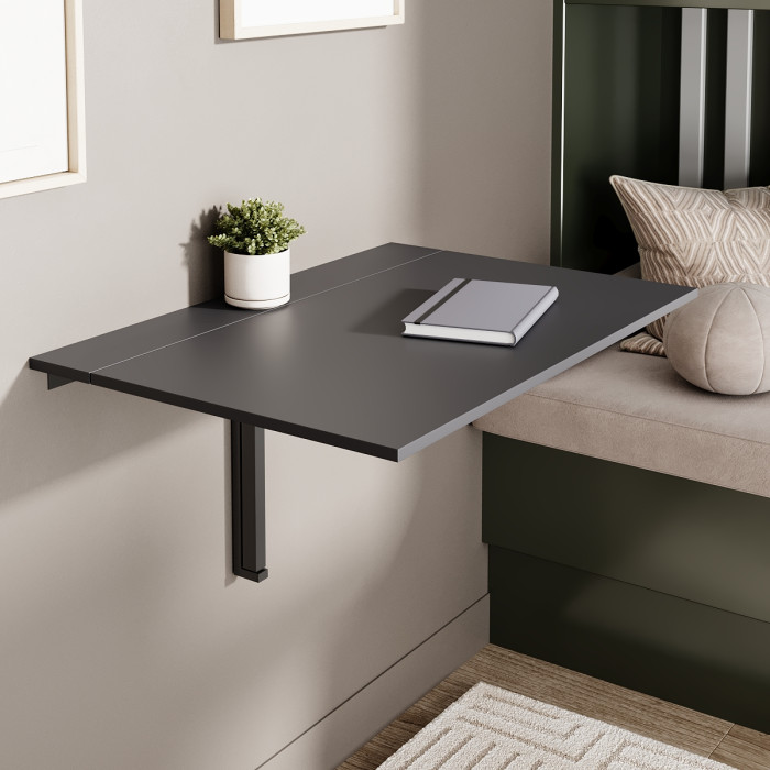 Foldable wall-mounted table "Mini" Graphite