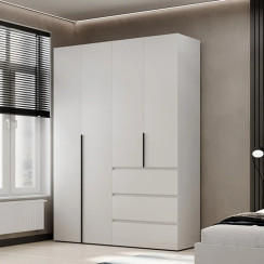 Szafa czterodrzwiowa z 3 szufladami Averon №5 160x220x50 cm