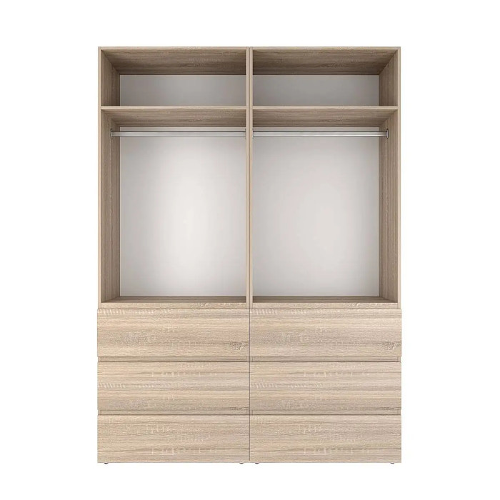 4-door wardrobe with 6 drawers Averon №10 160x220x50 cm