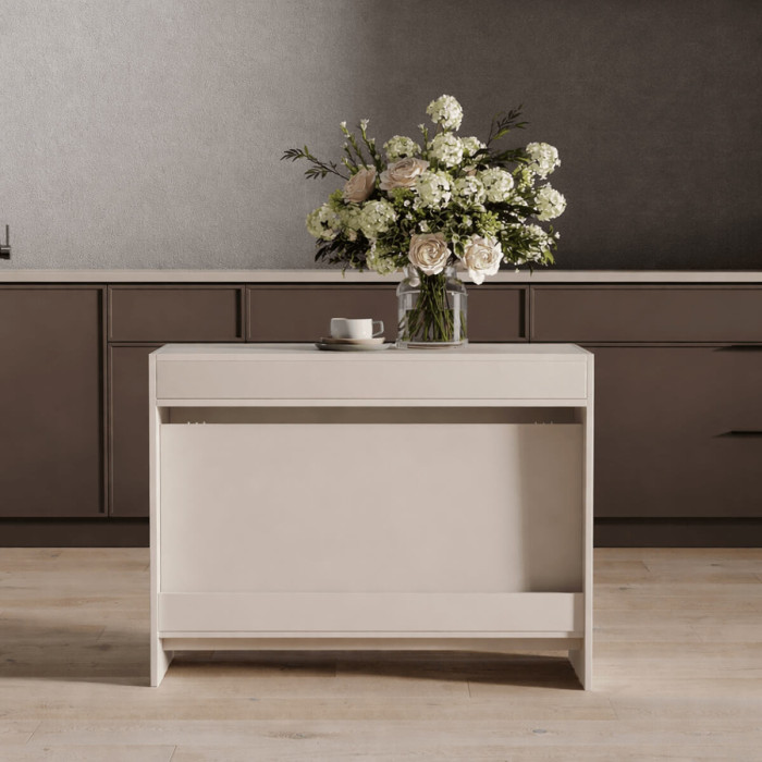 Large extendable table Python 240×90 Cashmere