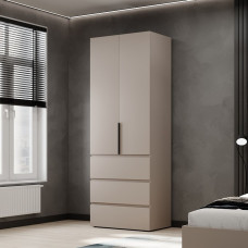2-door wardrobe with 3 drawers Averon №22 80x220x50 cm Cashmere