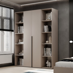 2-door wardrobe with 10 shelves Averon №15 160x220x50 cm Cashmere