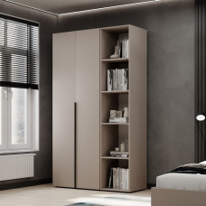 2-door wardrobe with 5 shelves Averon №11 120x220x50 cm Cashmere