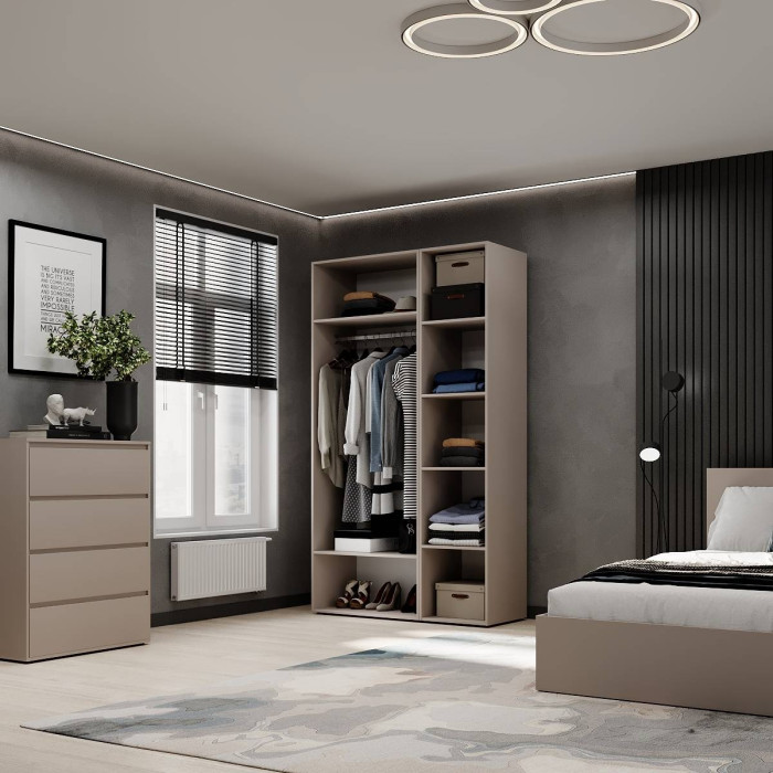 3-door wardrobe Averon №12 120x220x50 cm Cashmere