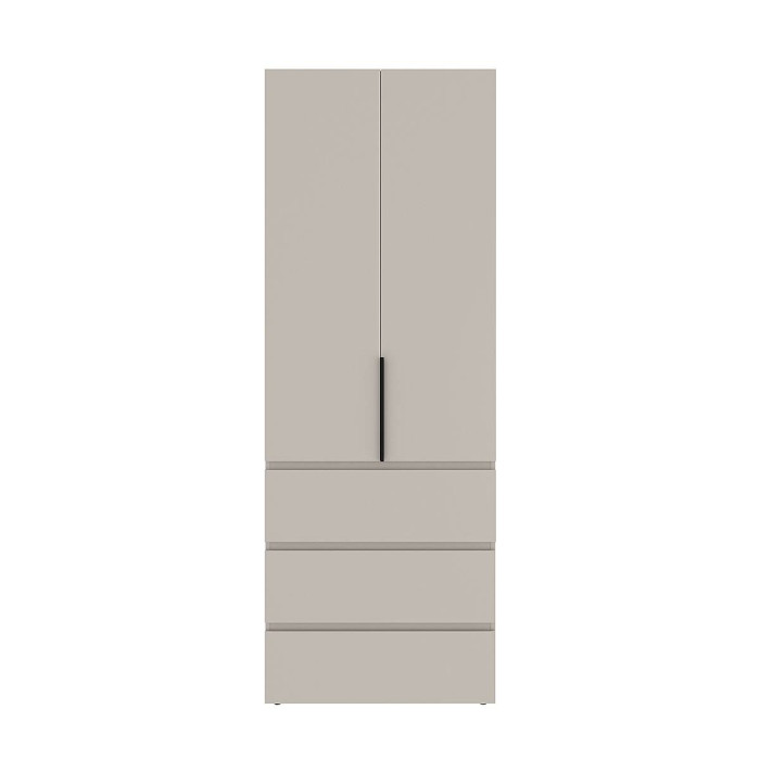 4-door wardrobe with 6 drawers Averon №10 160x220x50 cm Cashmere