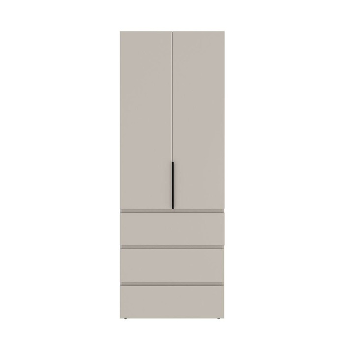 4-door wardrobe with 3 drawers Averon №1 160x220x50 cm Cashmere