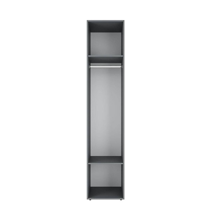 4-door wardrobe with 3 drawers Averon №1 160x220x50 cm Graphite