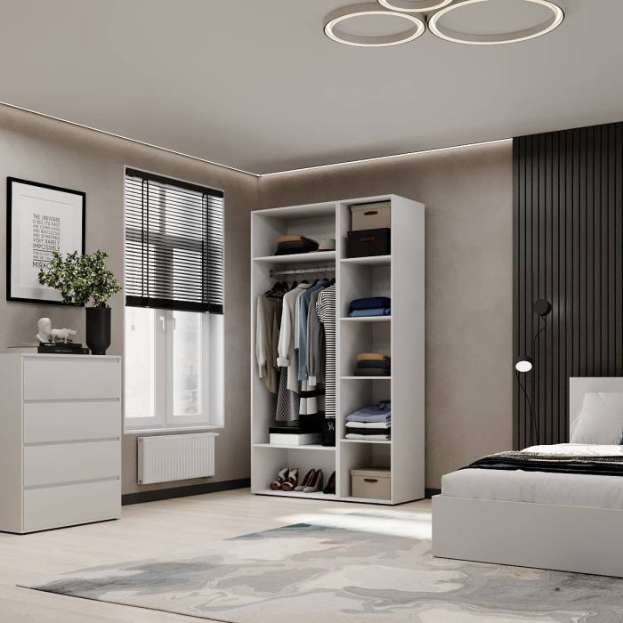 3-door wardrobe Averon №12 120x220x50 cm White