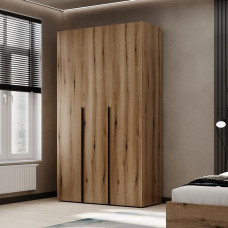 3-door wardrobe Averon №12 120x220x50 cm Oak Evoke Coast