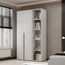 2-door wardrobe with 5 shelves Averon №11 120x220x50 cm White