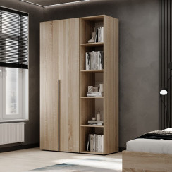 2-door wardrobe with 5 shelves Averon №11 120x220x50 cm Sonoma Oak