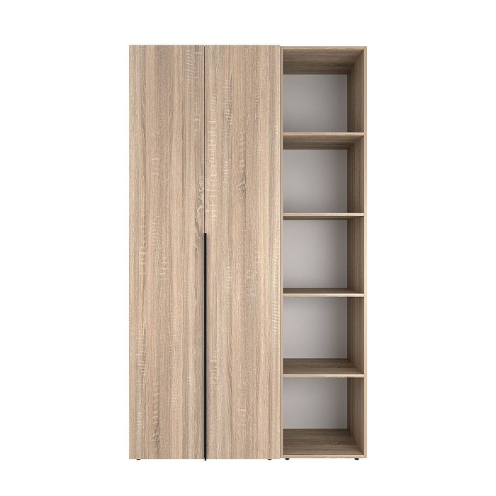 2-door wardrobe with 5 shelves Averon №11 120x220x50 cm Sonoma Oak