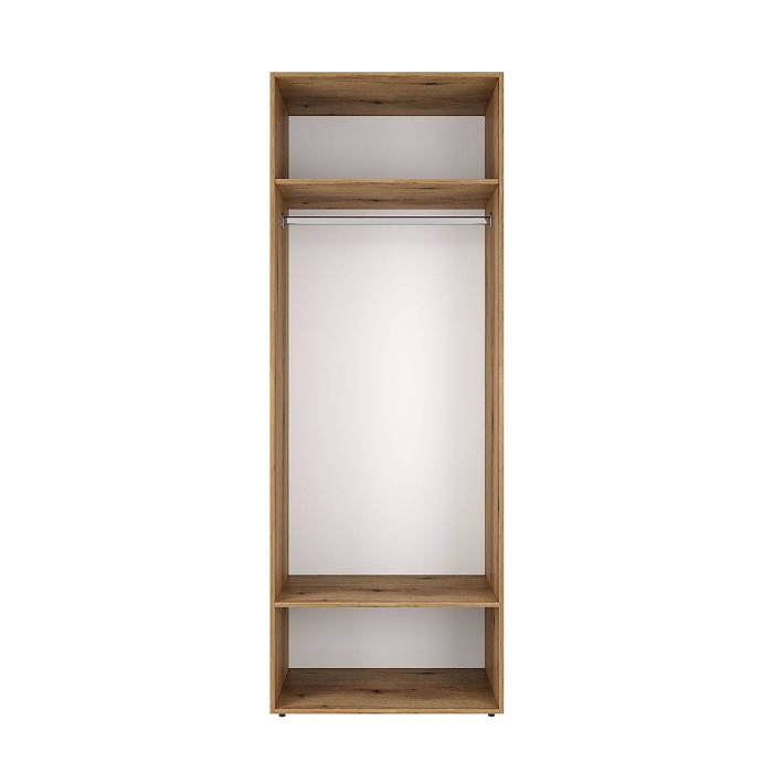 2-door wardrobe with 5 shelves Averon №11 120x220x50 cm Oak Evoke Coast