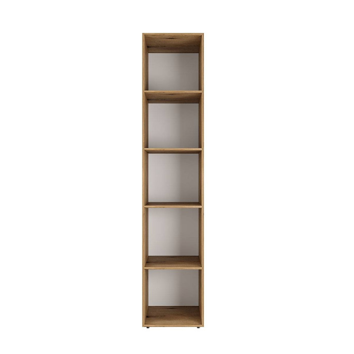 2-door wardrobe with 5 shelves Averon №11 120x220x50 cm Oak Evoke Coast