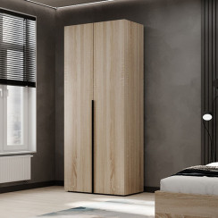 2-door wardrobe with clothes rail Averon №21 80x220x50 cm Sonoma Oak