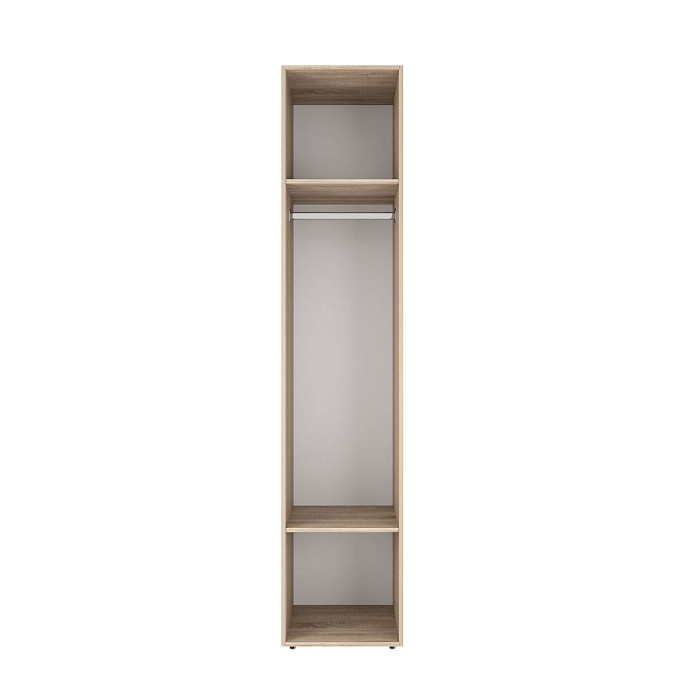 2-door wardrobe with hanging rail and shelves Averon №13 80x220x50 cm Sonoma Oak