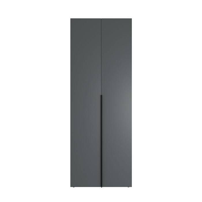 3-door wardrobe with 5 shelves Averon №16 160x220x50 cm Graphite