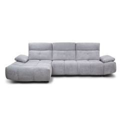 Premium corner sofa bed with adjustable headrests