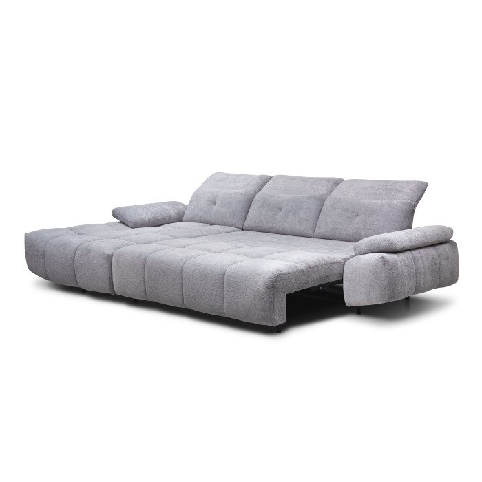 Premium corner sofa bed with adjustable headrests