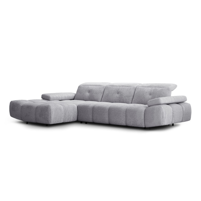 Premium corner sofa bed with adjustable headrests