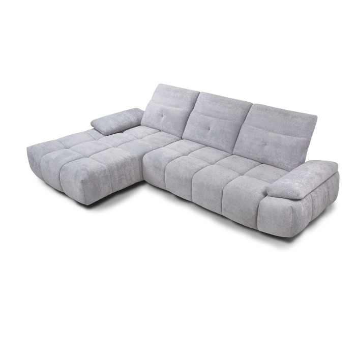 Premium corner sofa bed with adjustable headrests