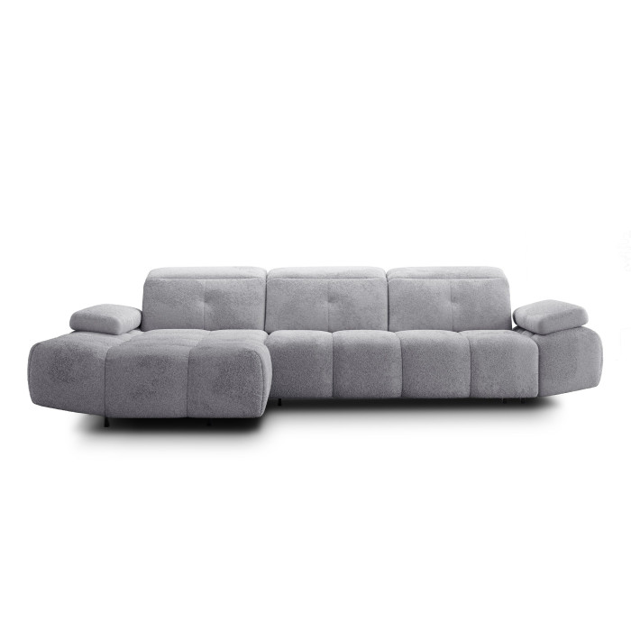 Premium corner sofa bed with adjustable headrests