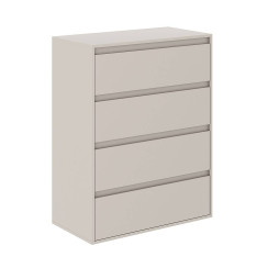 Averon chest of drawers with 4 drawers 81×42×103 cm Cashmere