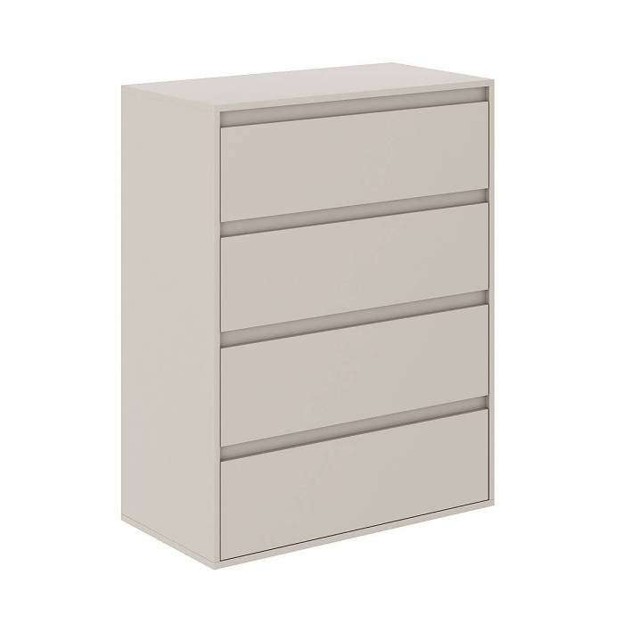 Averon chest of drawers with 4 drawers 81×42×103 cm Cashmere