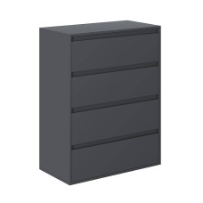 Averon chest of drawers with 4 drawers 81×42×103 cm Grafit
