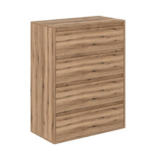 Averon chest of drawers with 4 drawers 81×42×103 cm Oak Evoke Coast