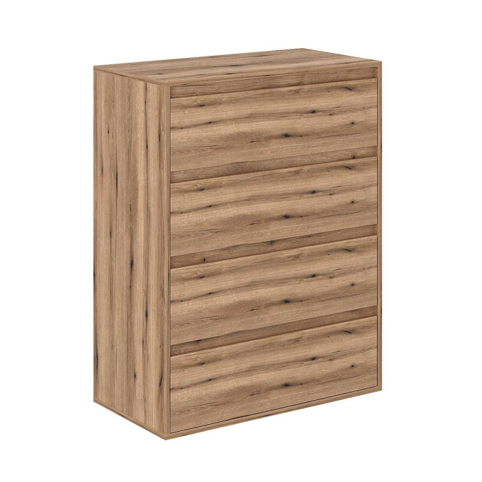 Averon chest of drawers with 4 drawers 81×42×103 cm Oak Evoke Coast
