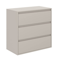 Averon chest of drawers with 3 drawers 80×42×79 cm Cashmere