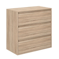 Averon chest of drawers with 3 drawers 80×42×79 cm Sonoma Oak