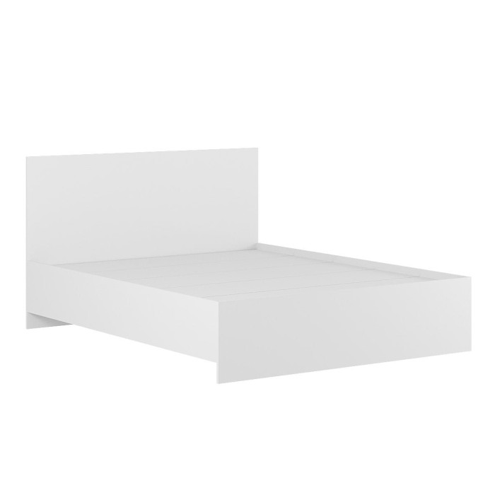 Łóżko dwuosobowe Averon 160×200 cm Biały