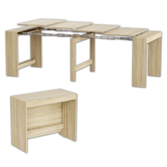 Duży stół rozkładany Python 240×90 Dąb Sonoma