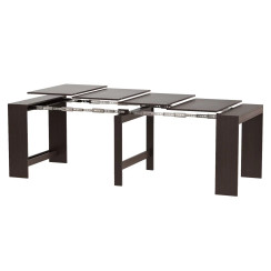 Duży stół rozkładany Python 240×90 Wenge