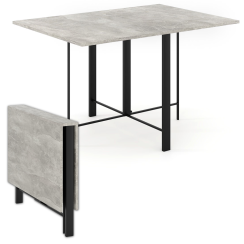 Stół kuchenny rozkładany Voody 90×138×75 Beton jasny