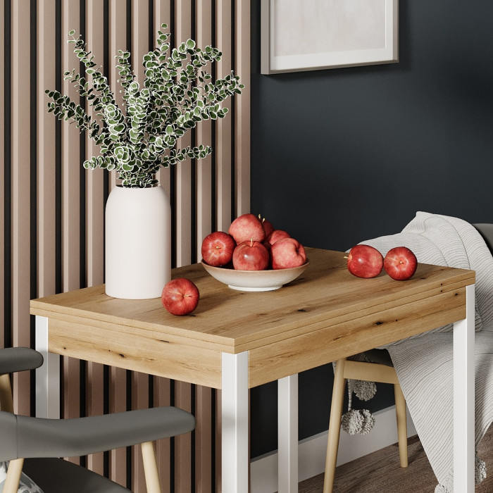 Stół kuchenny rozkładany Lunch 90*60/120 Dąb Evoke Coast