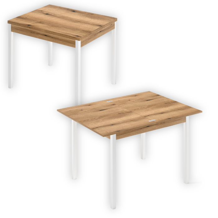 Stół kuchenny rozkładany Lunch 90*60/120 Dąb Evoke Coast